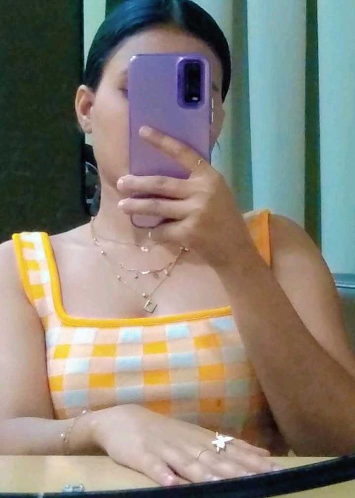 Cute Checkered Crop Top