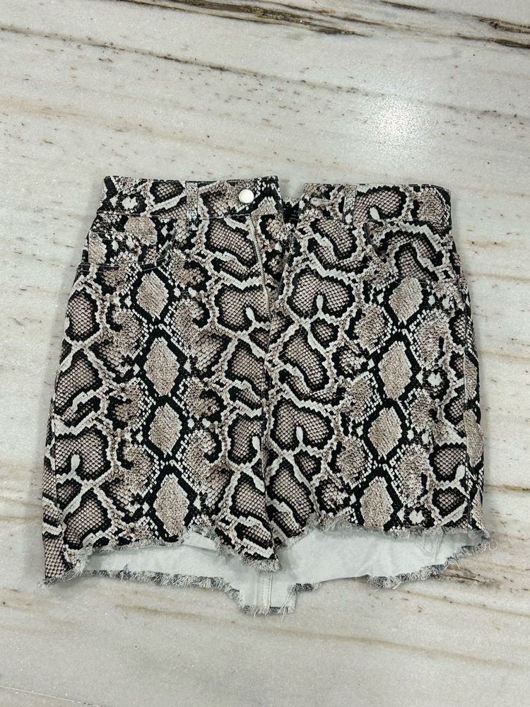 Zara trf Denim Skirt