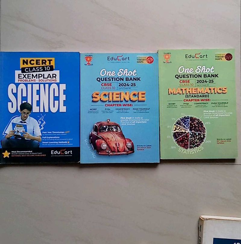 Class 10 CBSE EduCart Science &amp; Math Books