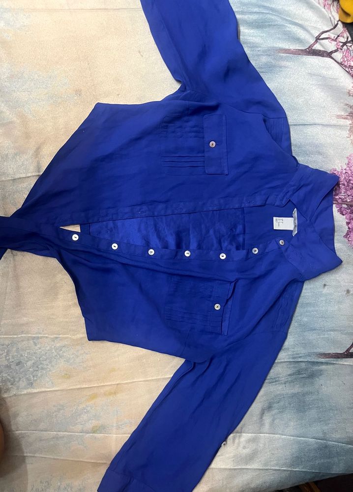 Blue Button-Down Shirt