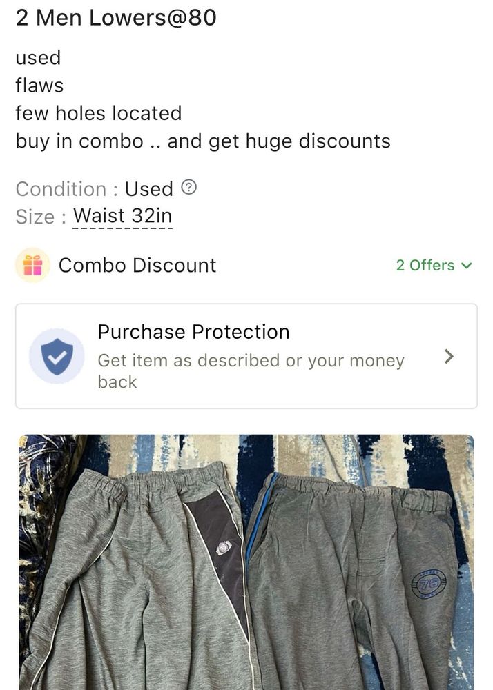 CLEARANCE SALE- 3 bottoms