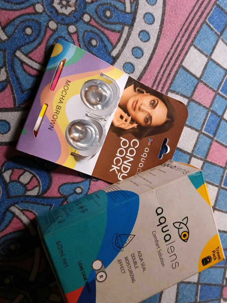 Aqua colour Candy Pack Mocha Brown Eye Contact Lence