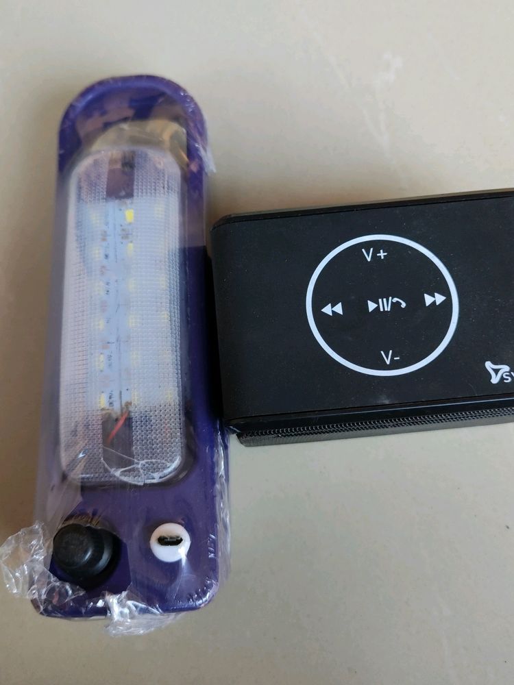 Led Torch + Not Working Speaker Bluetooth