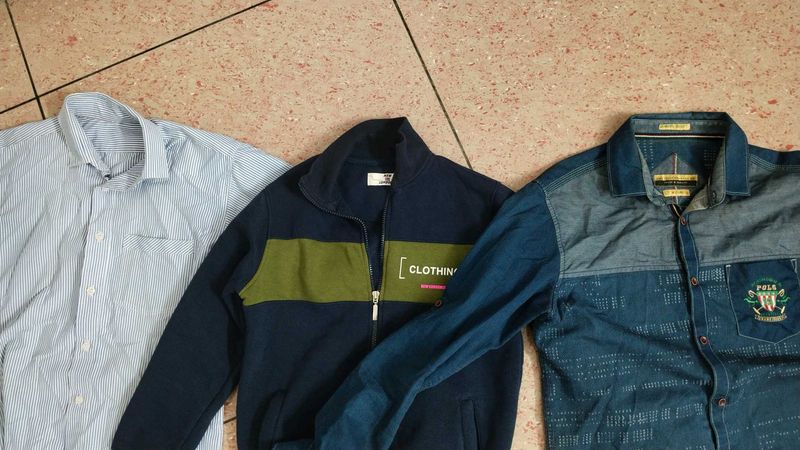 3 Shirts Combo✨ 1 Sweaters For Sale