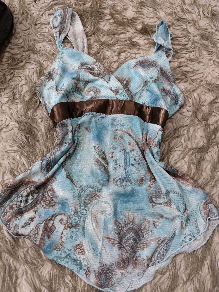 Ethereal Paisley Pinteresty Fairycore Top