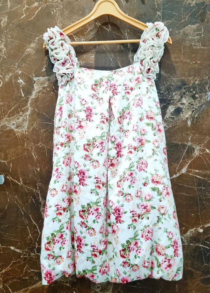 Floral Ruffle Dress
