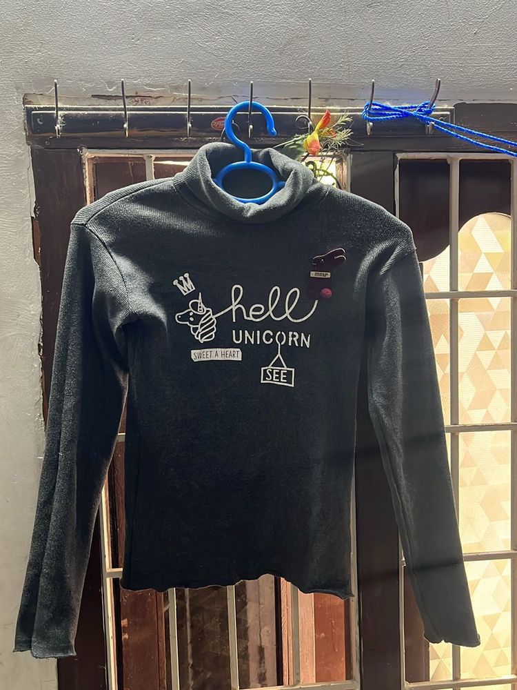 Hell Unicorn Girls&#39; Turtleneck