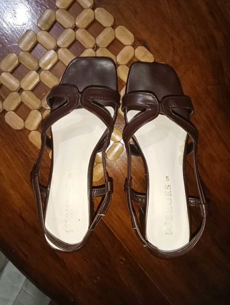 Brown Strappy Sandals
