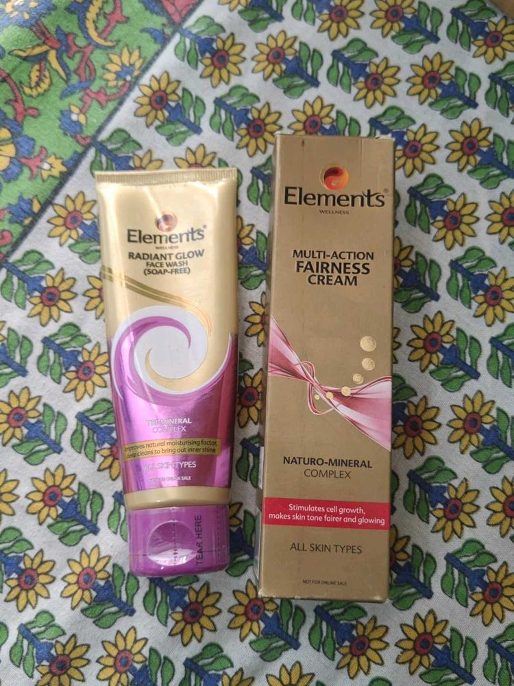 Elements Face Wash &amp; Cream