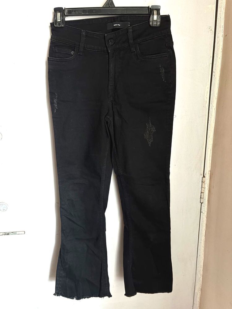 Vero Moda High Waist Black Jeans
