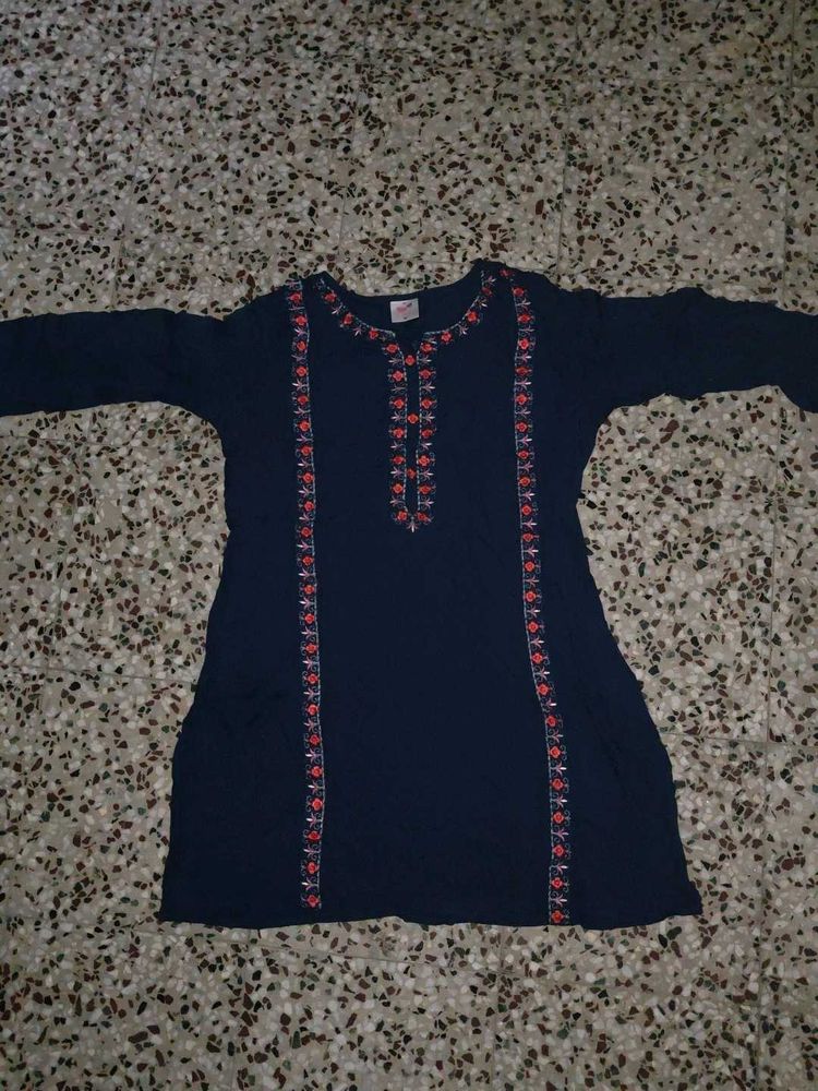 Embroidered Short Kurti