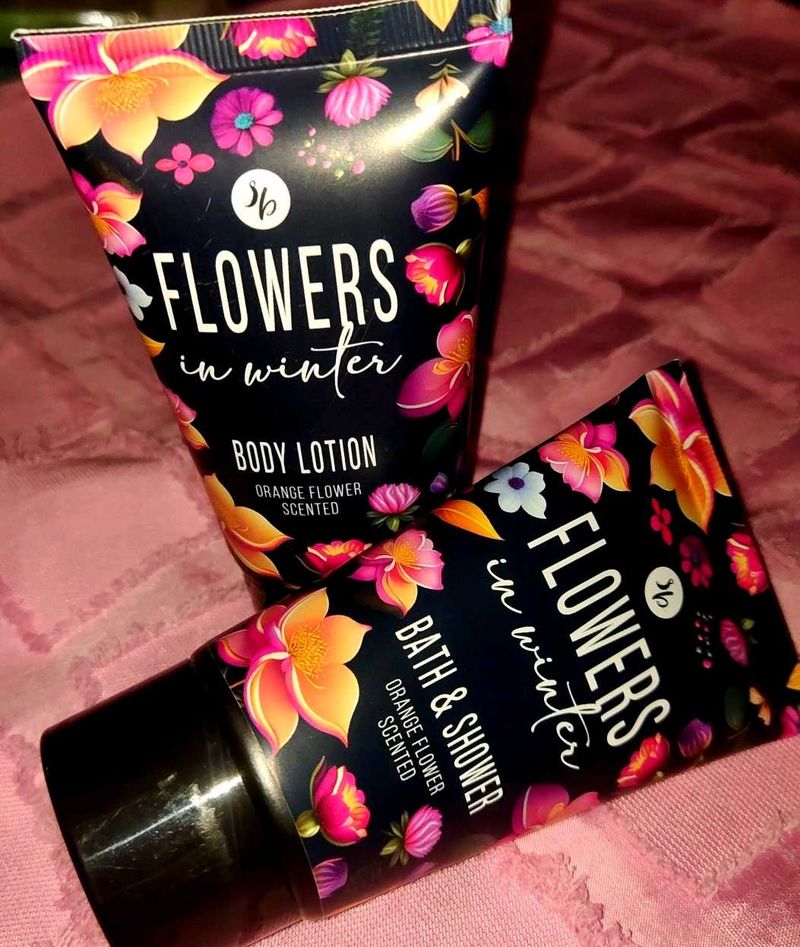 Flowers in Winter Lotion &amp; Bath Set