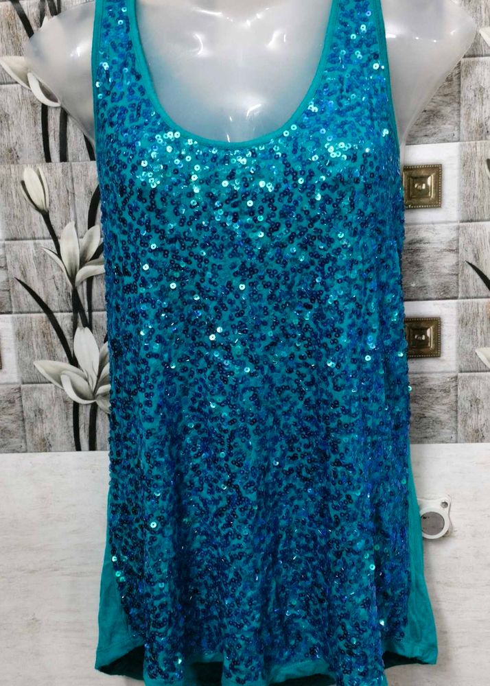Sequin Sparkle Tank Top