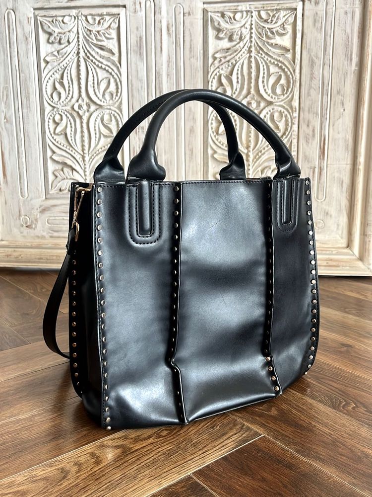 Zara Black Tote Bag