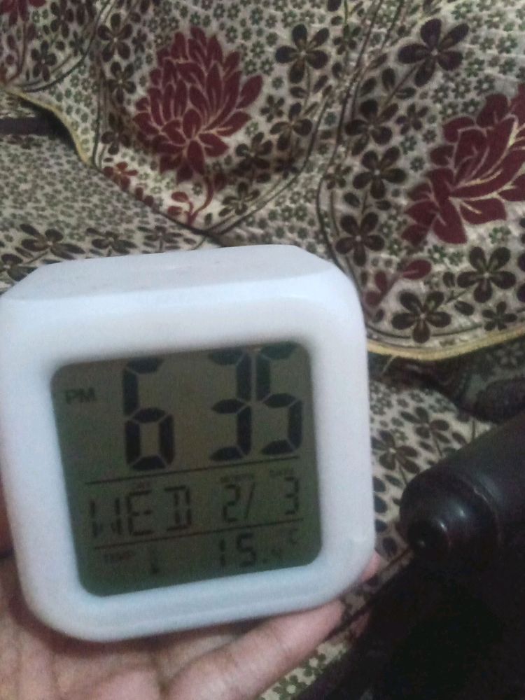 Alarm Colourful Lighting Watch