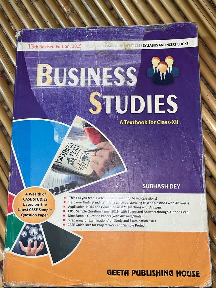 Subhash Dey Business Studies Class 12