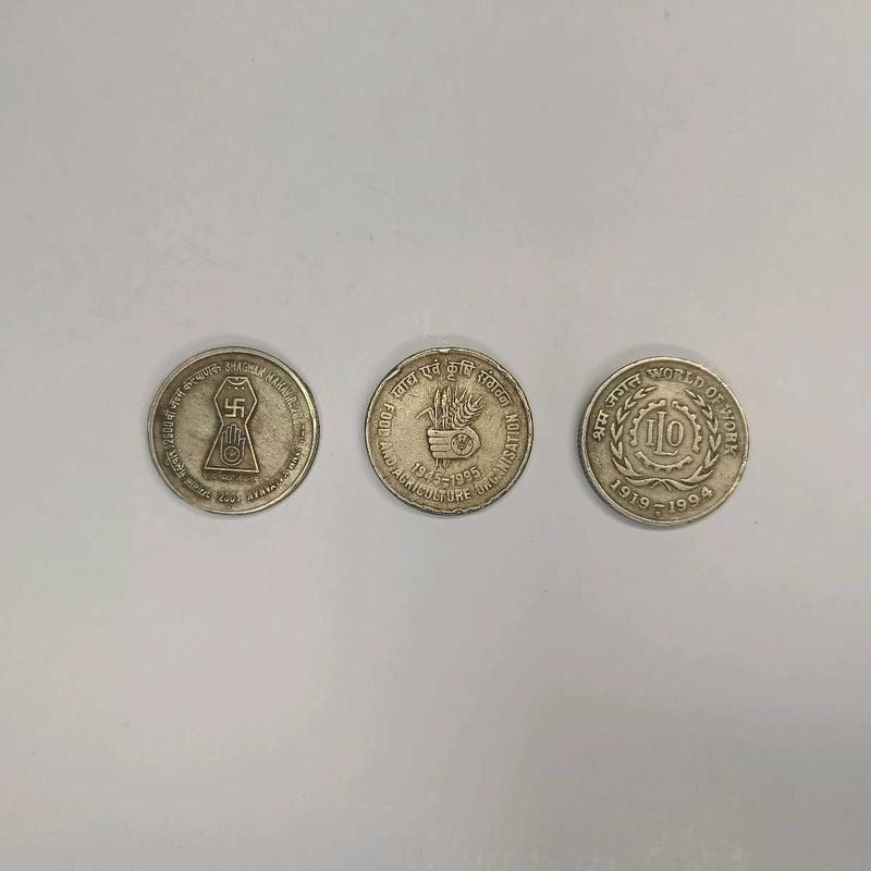 💥😱Vintage Indian Coins - Set of 3⚡