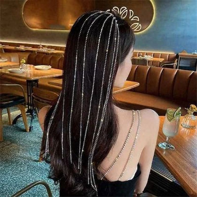 Sparkling Hair Chain Accessory