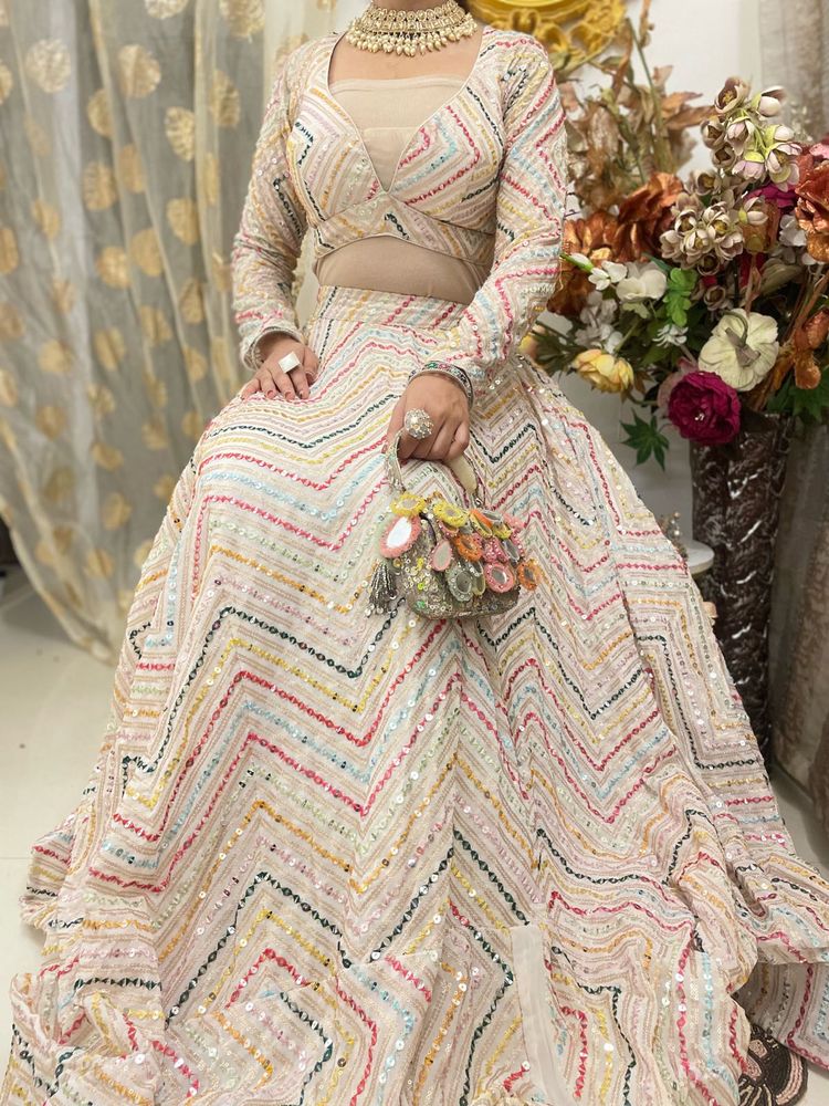 Elegant colourful Lehenga Choli