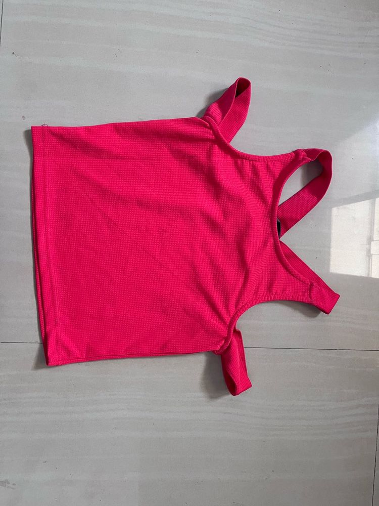 Pink Sleeveless Top