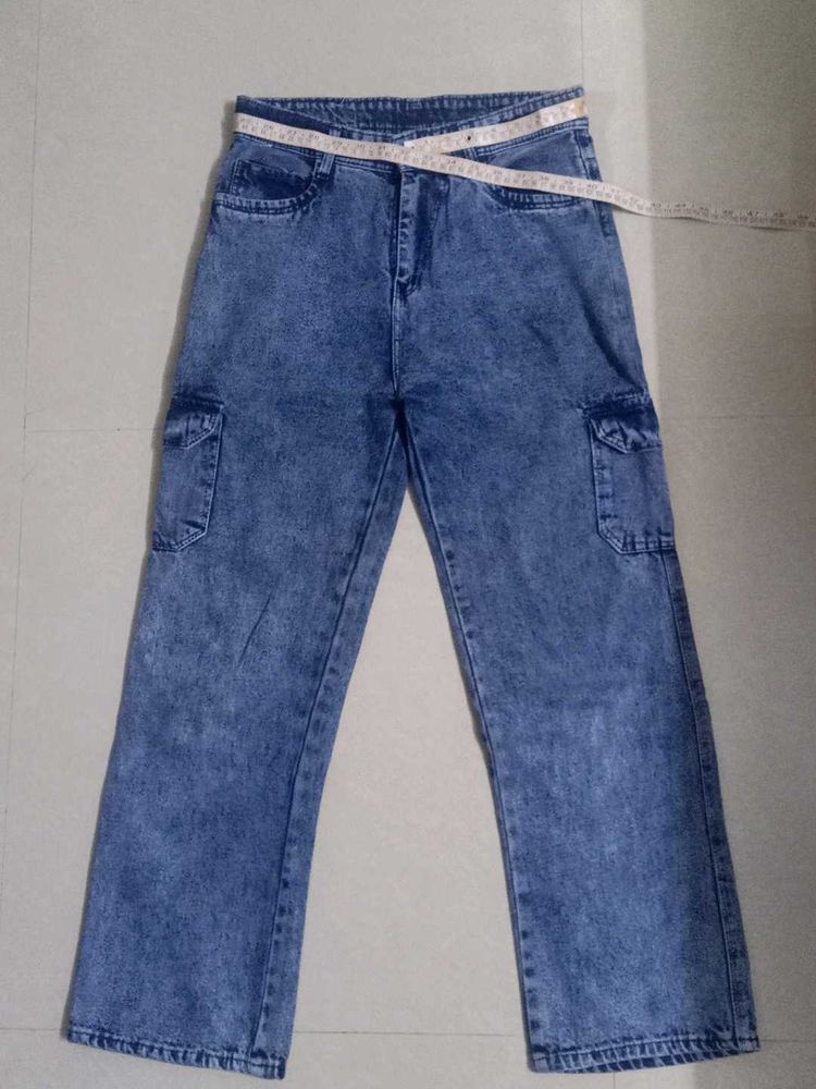 Cargo Blue Wash Jeans