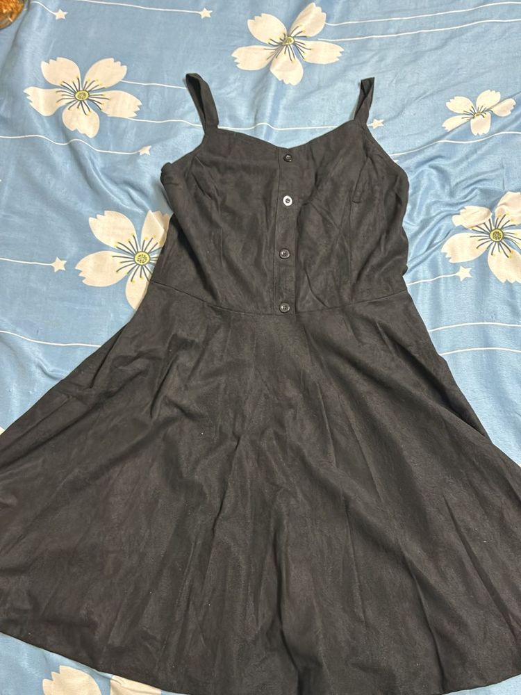 Mini Black Dress - Size - Small