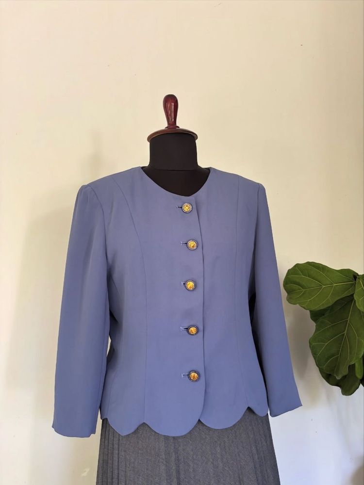 Vintage Button-Down Blazer