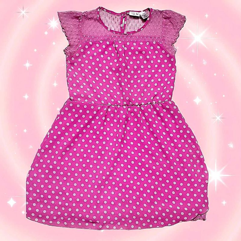 Pink Mesh Frock