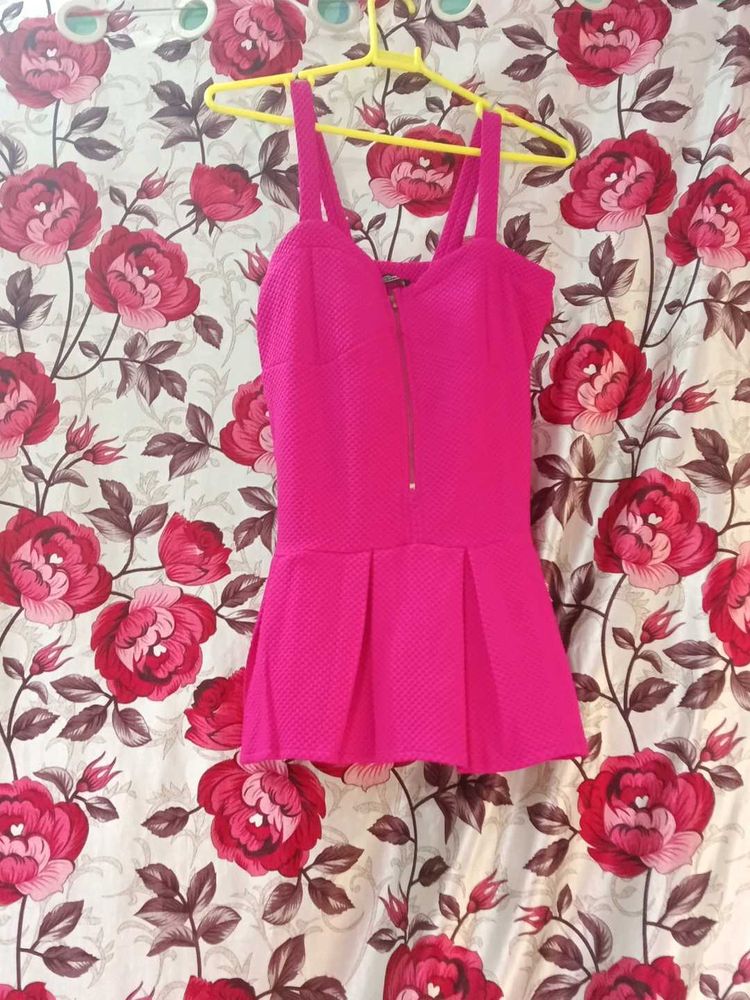 Hot Pink Mini Dress