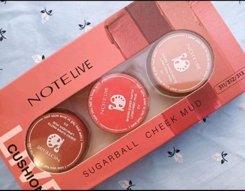 3 Different Shade Lip &amp; Cheek Tint