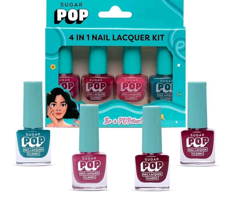 Sugar Pop 4-in-1 Nail Lacquer Kit