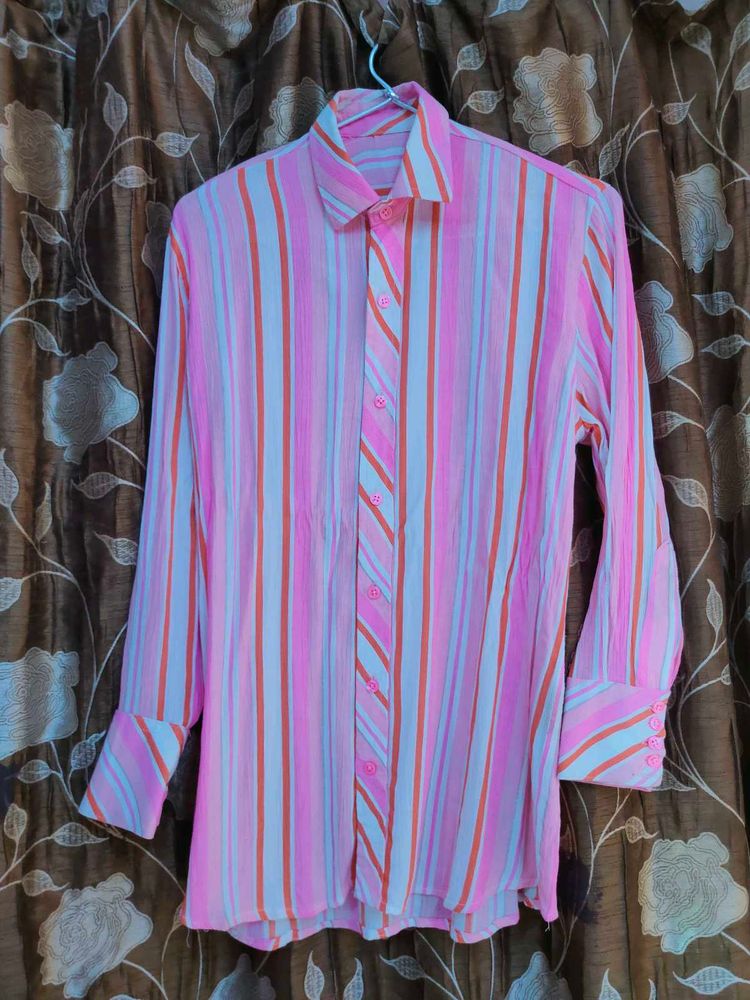 Striped Pink Shirt