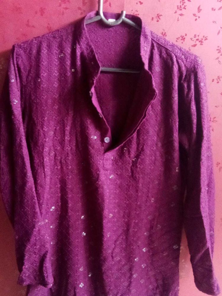 Stylish Purple Kurta