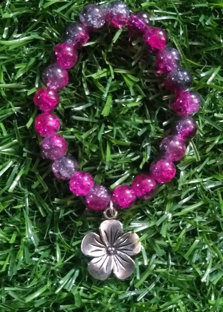 Pink Beaded Bracelet