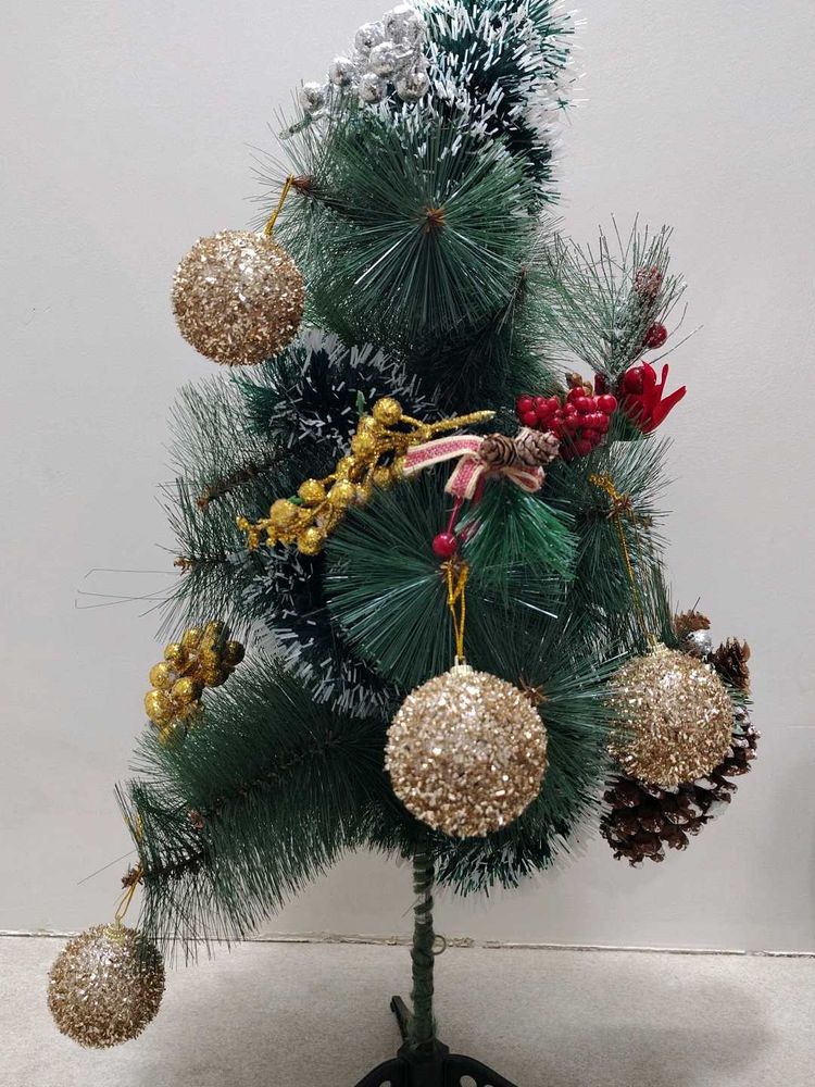 Mini Christmas Tree with Ornaments