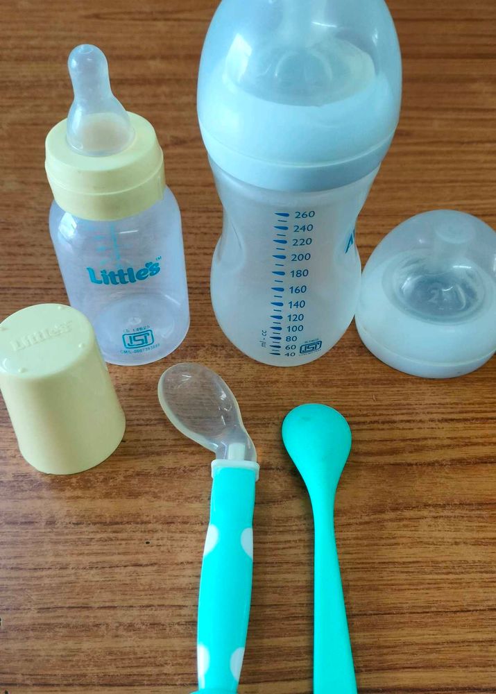 Feeding Bottles &amp; baby spoon