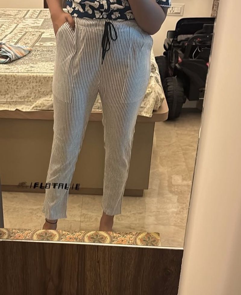 Black And White Trouser