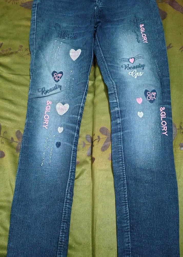 Cute Embellished Jeans 1