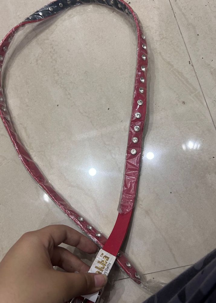 Red Rhinestone Belt