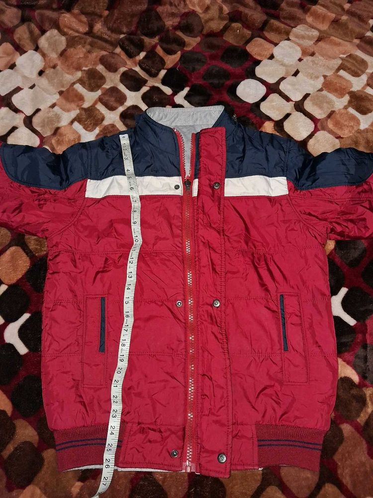 Red &amp; gery Dubble sided jacket