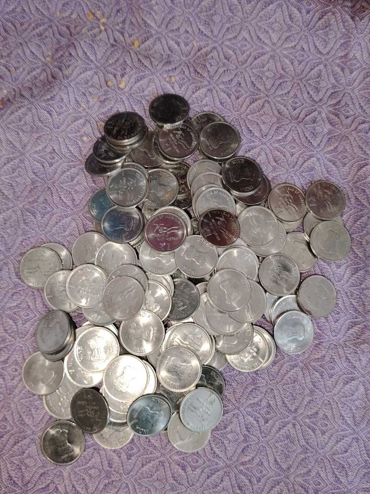 75th Independence 1 Rs Coins