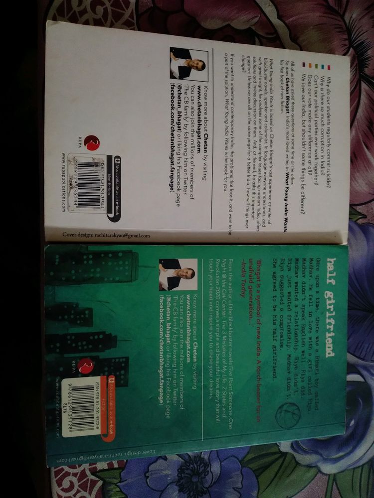 Chetan Bhagat And Joseph Dunn Novels