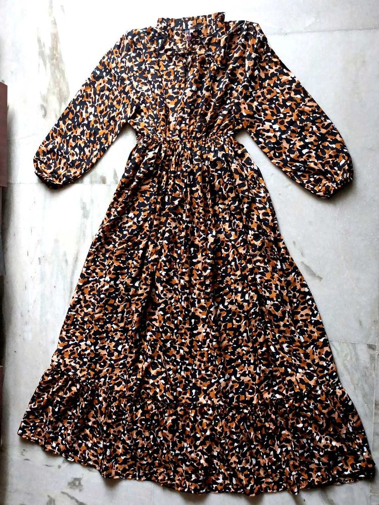 Animal Print Maxi Dress🐆🥳