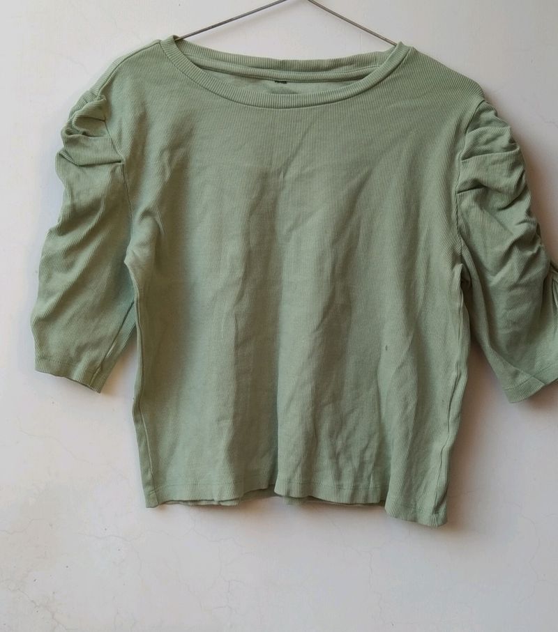 Olive Green Top