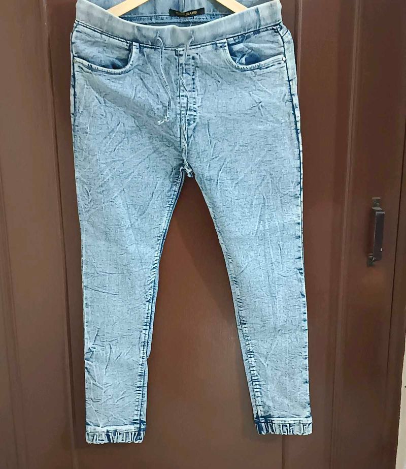 Light Blue Skinny Fit Jeggings