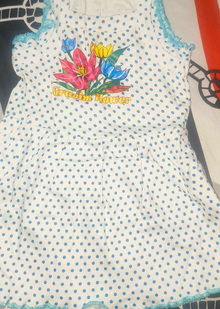 Vintage Polka Dot Baby Dress