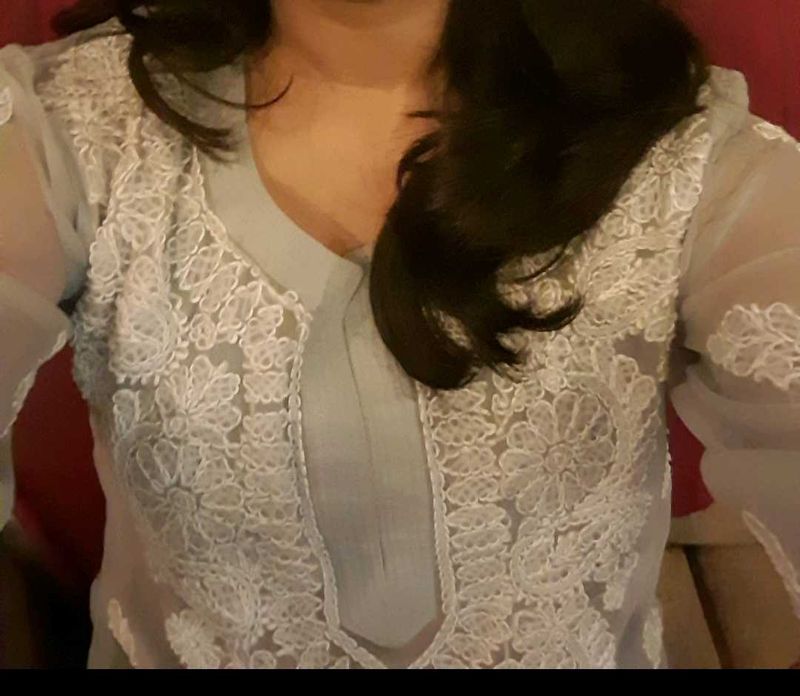 Elegant Embroidered Kurta