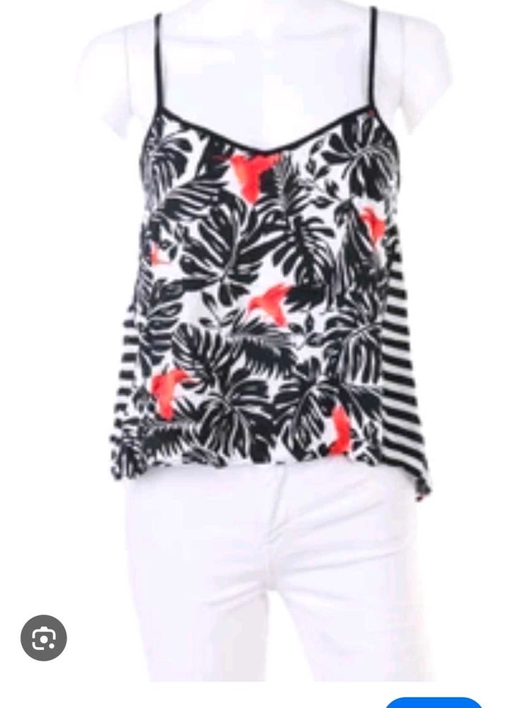 Tropical Print Cami Top
