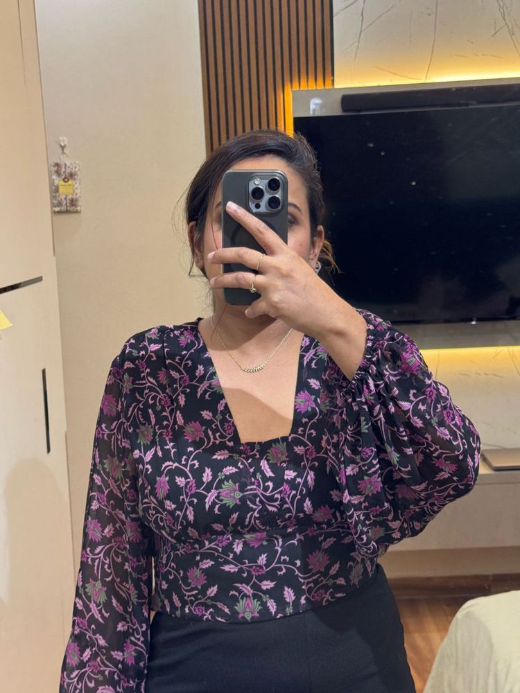 Floral Crop Top
