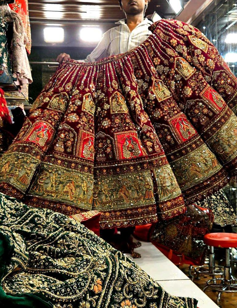 Bridal ball lehnga